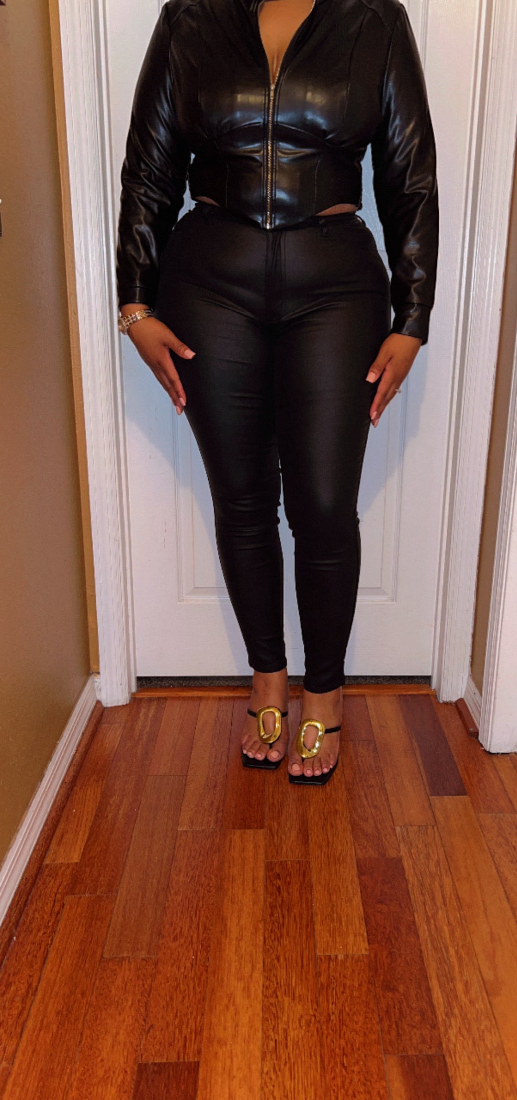 “Faux Leather” Pant